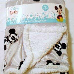 Disney Baby Mickey Mouse Blanket 40" X 30"